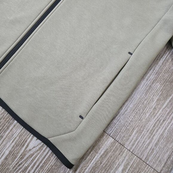 Nike Tech Fleece Windrunner Hoodie Grey Black Men's Small S Full-Zip HV0949-320 - Picture 6 of 13